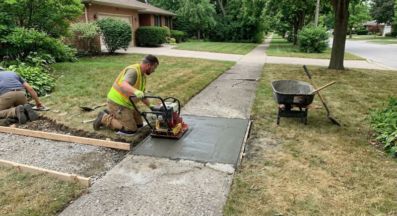 Entryway Concrete Repair in Miami Dade County, FL